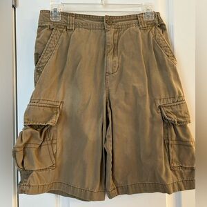 Cargo shorts size 18 adjustable waist Urban Pipeline tan (teen)